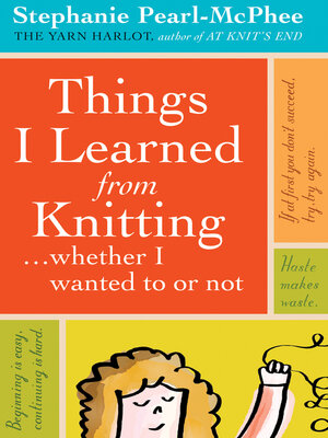 cover image of Things I Learned From Knitting